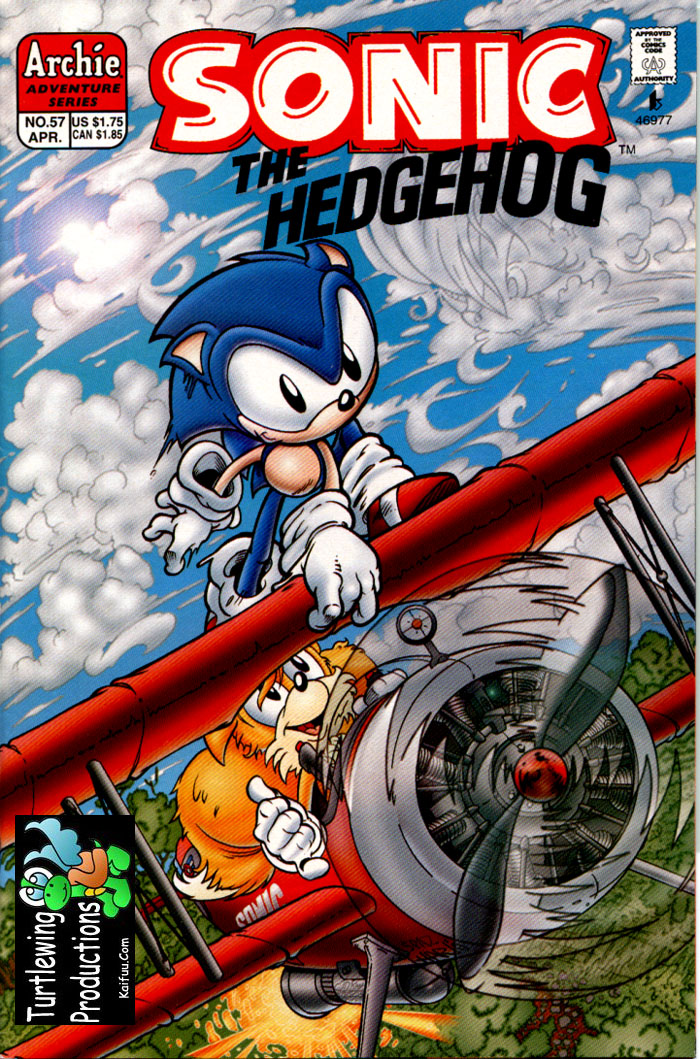 Sonic - Archie Adventure Series April 1998 Comic cover page